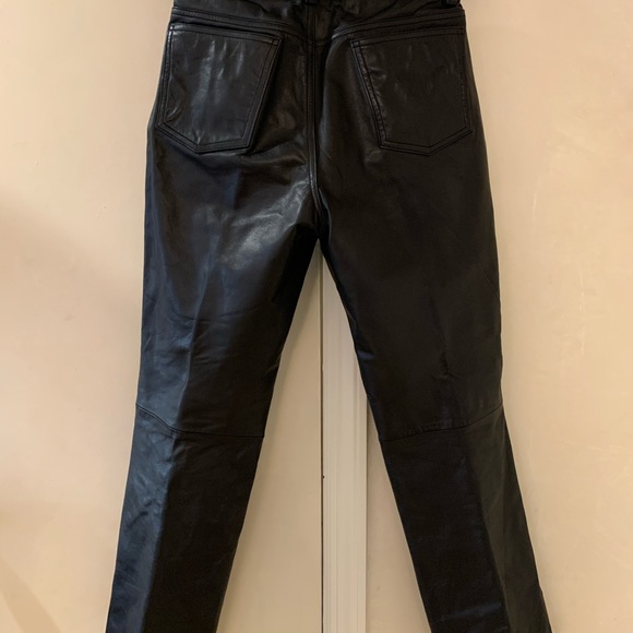 Black leather pants - Picture 4 of 4